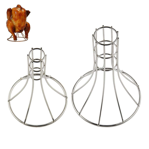 Dracarys BBQ Carbon Steel Vertical Chicken Roaster Fit for Big Green Egg 2PCS - mydracas