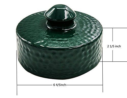 Dracarys NEW Grill Chimney Top Vent Cap Ceramic Damper Top Big Green Egg Accessories - mydracas